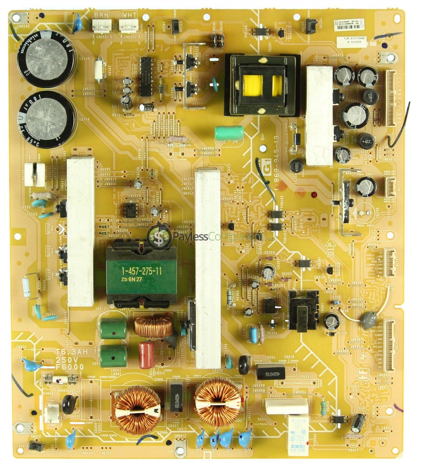 Sony A-1217-644-D Power Supply Board 1-869-945-13 KDL-46XBR2